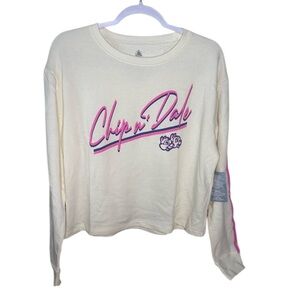NWT Disney CHIP & DALE Long Sleeve Top Size Large